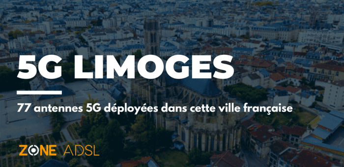 Limoges dépasse les 70 antennes 5G déployées sur le territoire