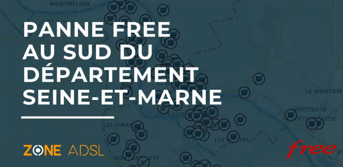 Tous les abonnés Free se retrouvent sans réseau Internet au sud de la Seine-et-Marne