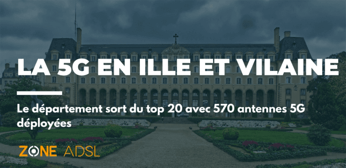 Ille-et-Vilaine : 1er département de Bretagne avec 91% d’évolution sur la 5G
