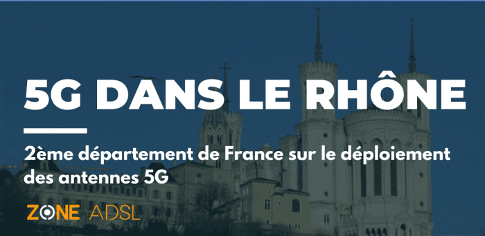 Rhône : le 2ème département de France avec le plus d’antennes 5G