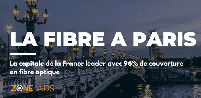 Paris : la capitale leader du classement des villes de France sur la fibre optique