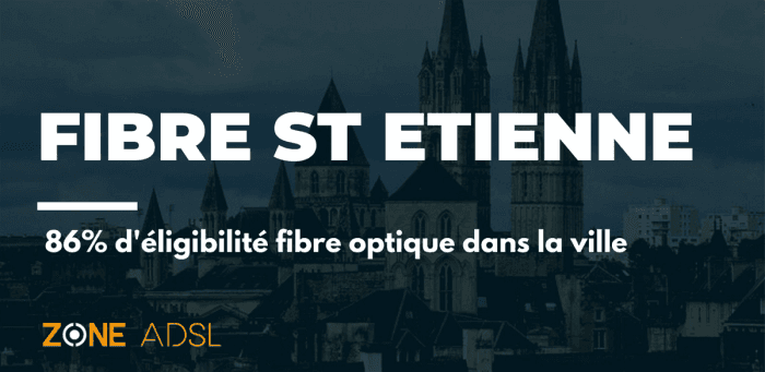 Saint-Etienne appartient au 30 villes de France les plus couvertes en fibre