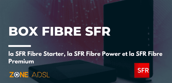 Quelles sont les box fibre du moment chez SFR ?