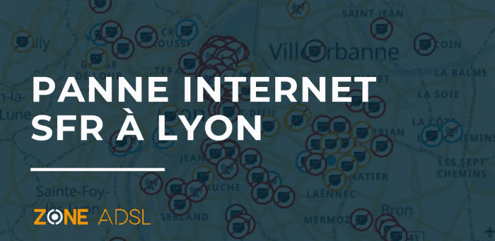 Lyon touchée par une panne internet fibre de l’opérateur SFR
