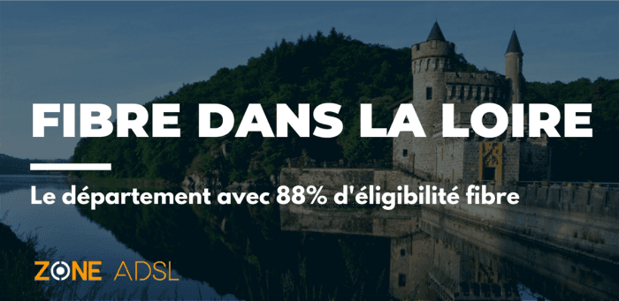 La Loire : le département le plus couvert en fibre optique de sa région