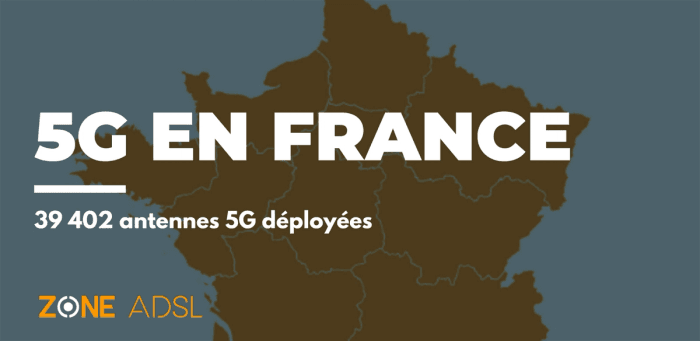 La 5G en France : plus de 39 000 antennes 5G sont désormais déployées