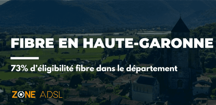Haute-Garonne : le département le plus couvert de sa région en fibre