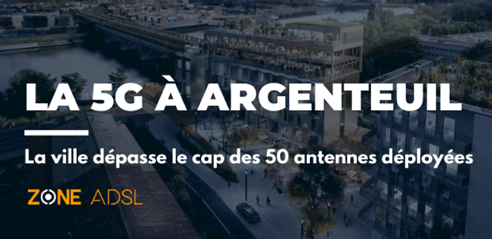 Argenteuil : la ville dépasse enfin le cap des 50 antennes 5G sur son territoire