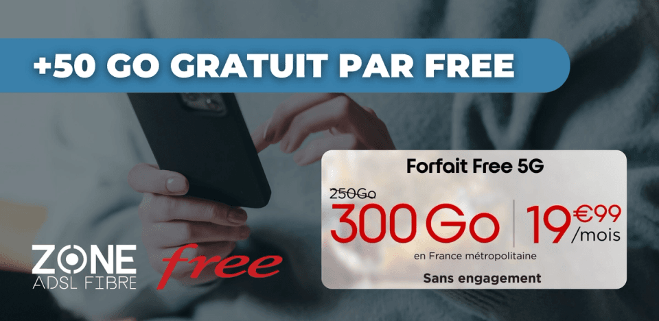 Free 5G à 300Go