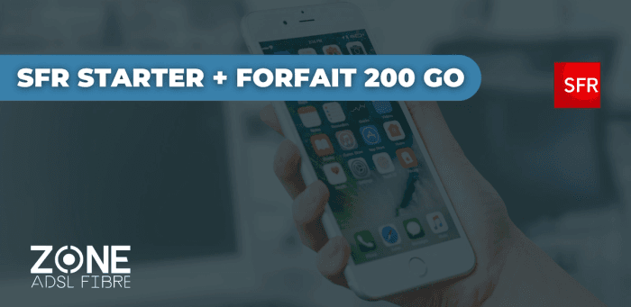 SFR Starter : 20€ d’économies chaque mois avec un forfait mobile