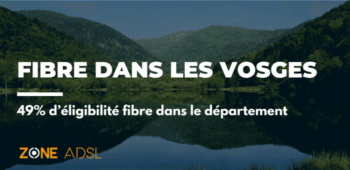 Vosges : le département le moins couvert de la région Grand Est