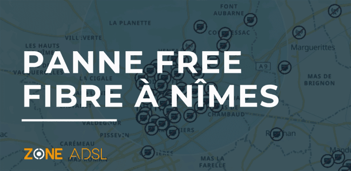 Panne massive à Nîmes : les adhérents du réseau fibre de Free coupés d’internet