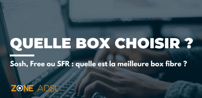 Sosh, Free ou SFR : quelle est la meilleure box fibre du moment ?