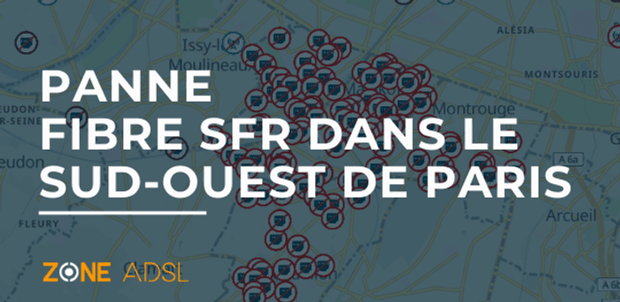 Le sud-ouest de Paris victime d’une grosse panne internet fibre SFR