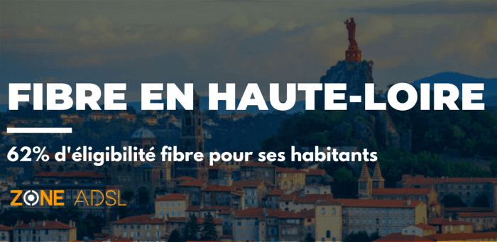 Haute-Loire : le département dépasse le cap des 60% de couverture en fibre optique