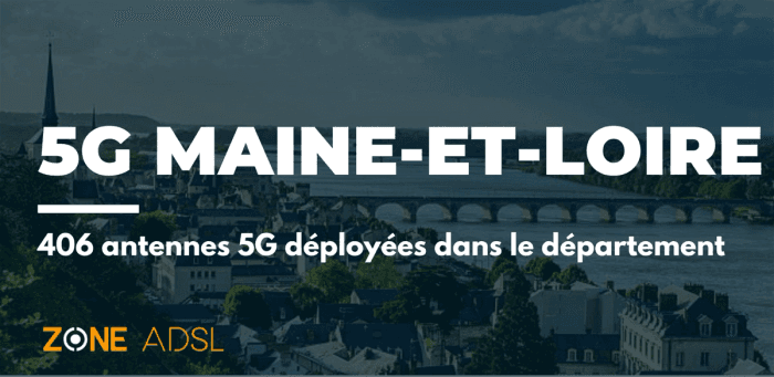 Maine-et-Loire : le 2ème département de sa région qui possède le plus d’antennes 5G