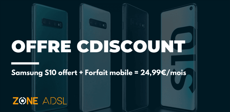 Cdiscount smartphone + forfait mobile 