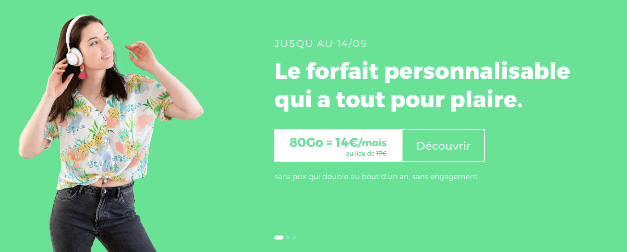 promo forfait 80 go red
