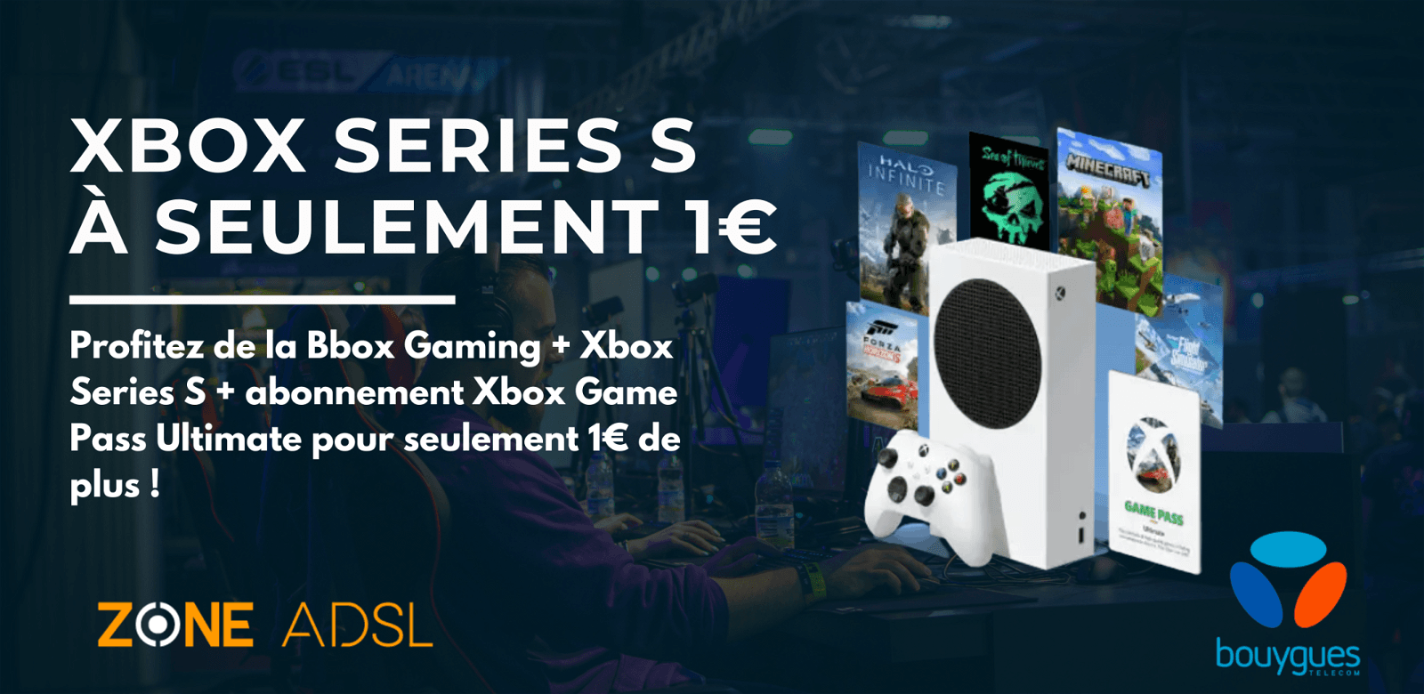 Bbox Gaming Bouygues Telecom offre Xbox console de jeux