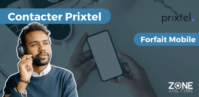 Contact du service client Prixtel