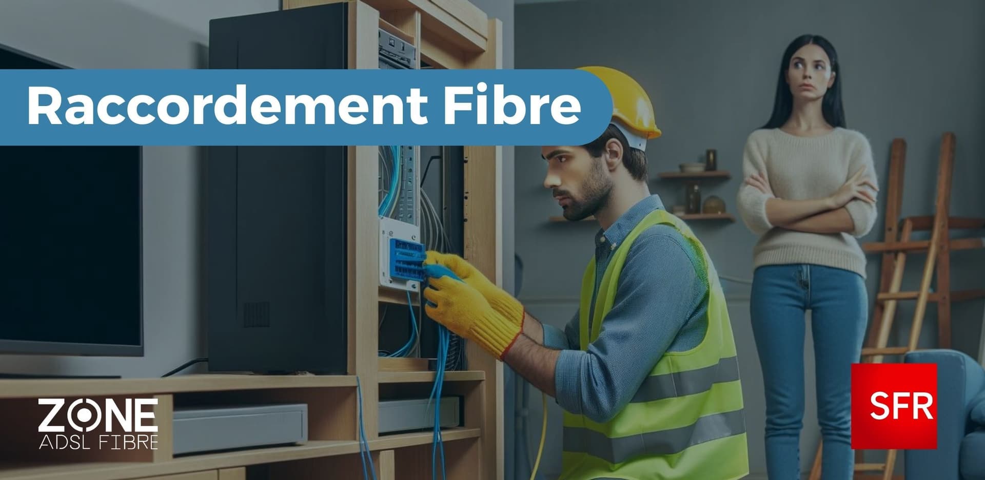 Raccordement fibre SFR