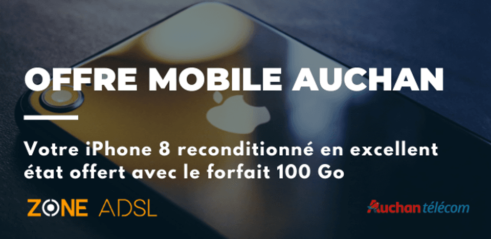 iPhone 8 forfait mobile 100 Go 