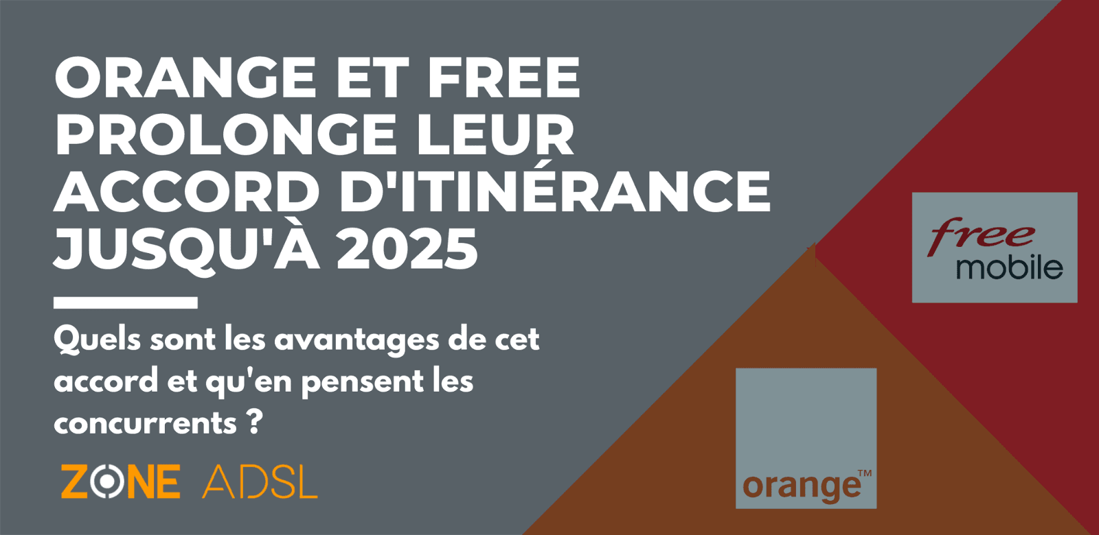 Free et Orange prolonge leur contrat d'itinérance