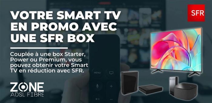 SFR : offre inédite à petit prix sur la Smart TV Hisense E7KQ 43" avec la box de votre choix
