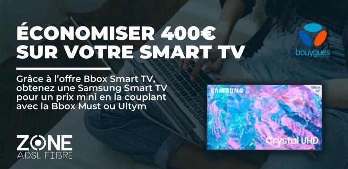 Bouygues Telecom révolutionne votre divertissement avec la Bbox Smart TV pour moins de 50€ !
