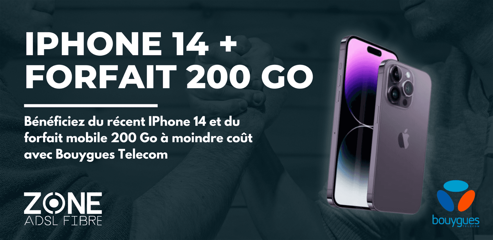 iphone 14 apple avec forfait mobile bouygues telecom