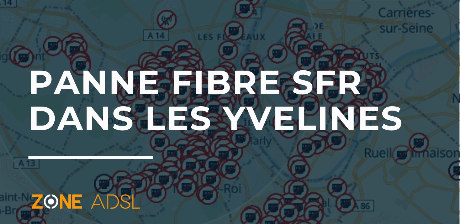 Panne SFR dans des villes des Yvelines