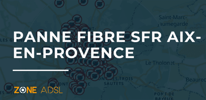 Aix-en-Provence touchée par une panne internet fibre de l’opérateur SFR