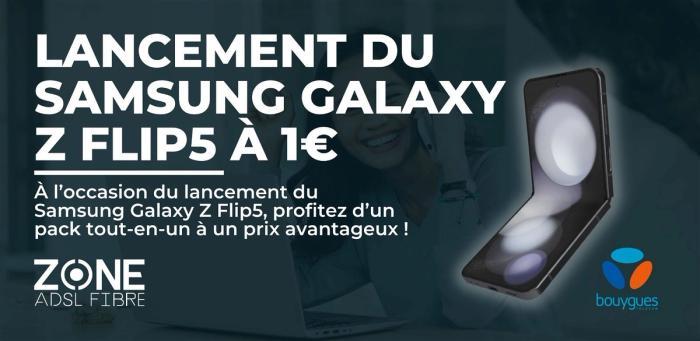 Le forfait mobile 200 Go de Bouygues + le Samsung Galaxy Z Flip5 à 1€ : découvrez les autres promo du moment !