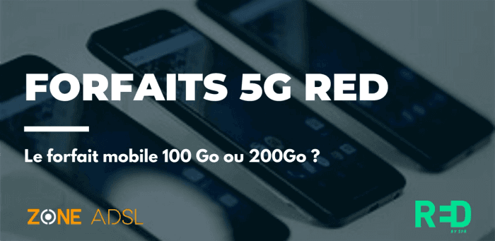 RED by SFR : les meilleurs forfaits mobile 5G à ne pas manquer