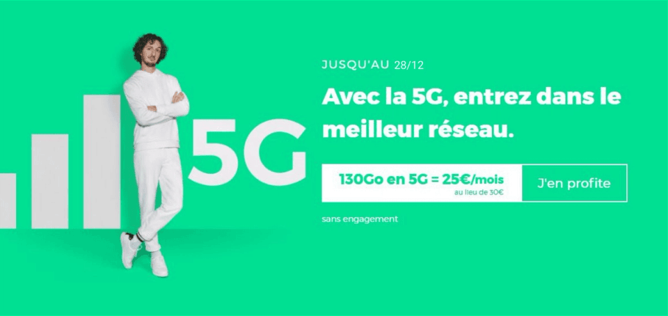 Forfait RED 4G/5G 130 Go