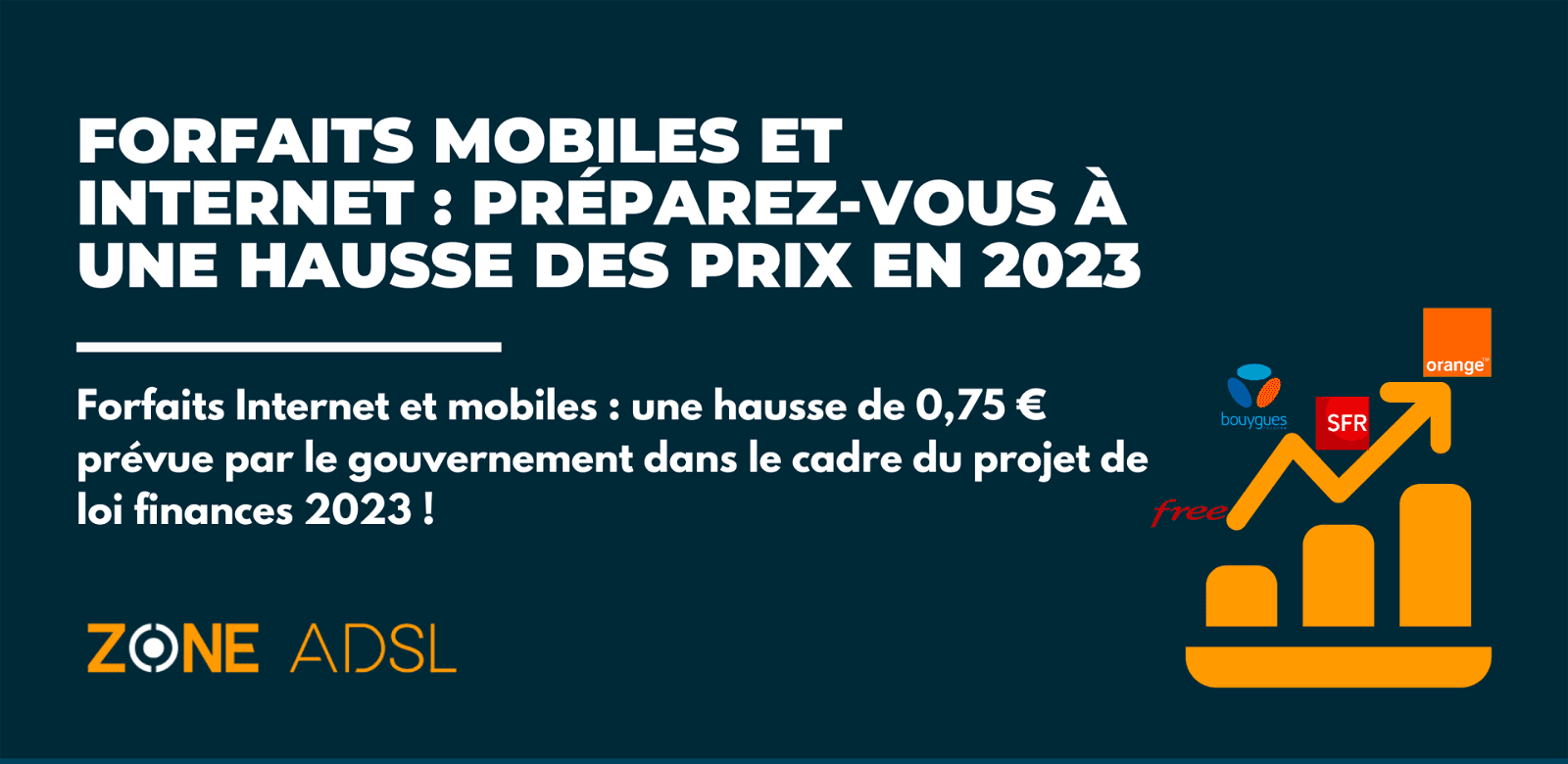 augmentation prix télécom 2023