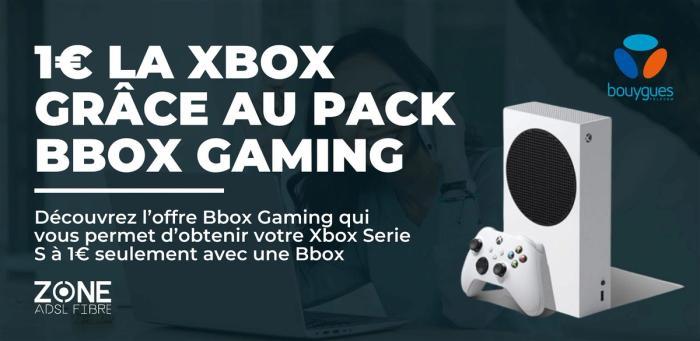 Une Xbox à 1€ au lieu de 338€ grâce au pack Bbox Gaming ? Découvrez cette offre renversante