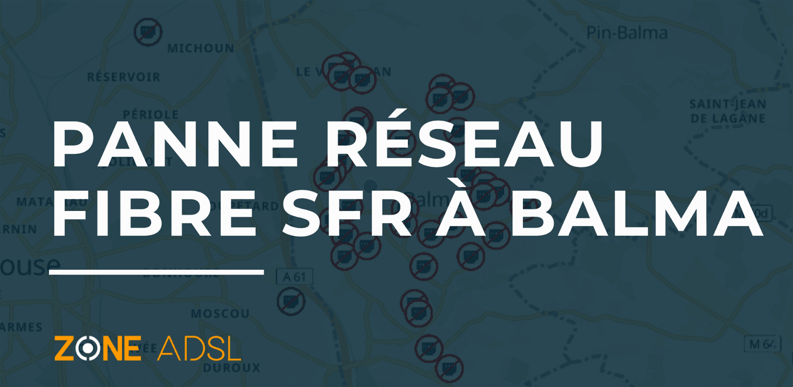 Panne fibre SFR à Balma