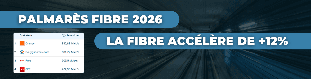 Débits fibre 2026