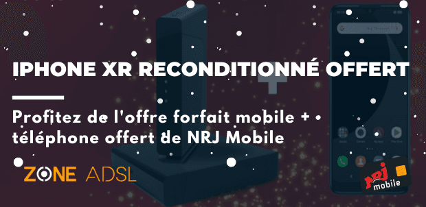 iPhone XR forfait mobile 100 Go (c)nrjmobile