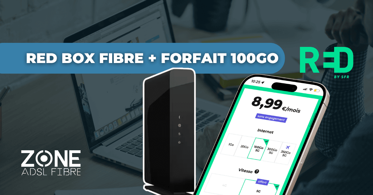 RED Box Fibre + Forfait 100 Go