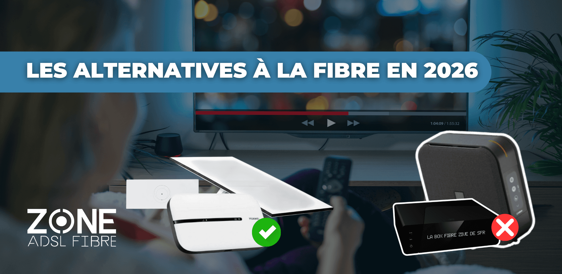 Les alternatives à l'ADSL / la Fibre en 2026