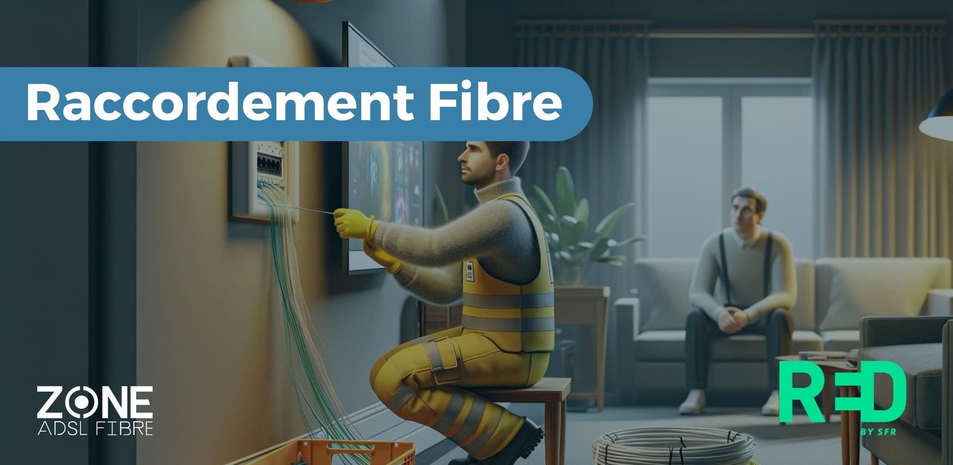 Raccordement fibre RED