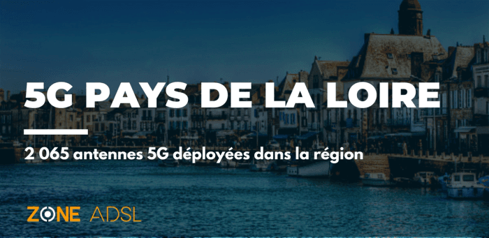 La région Pays de la Loire dépasse enfin les 2000 antennes 5G déployées sur son territoire