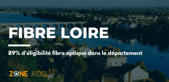 Loire : presque 90% de ses habitants peuvent bénéficier de la fibre optique