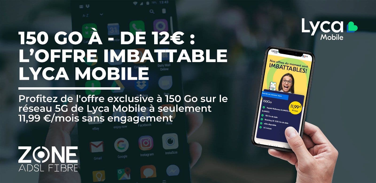 forfait mobile 5G lyca pas cher
