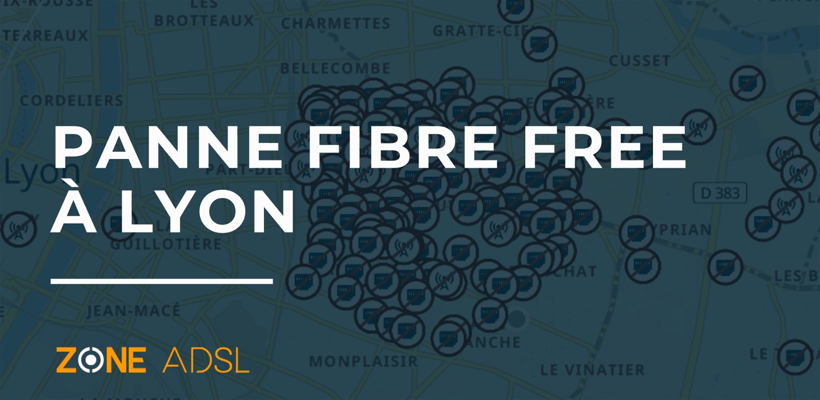 Panne fibre à Lyon