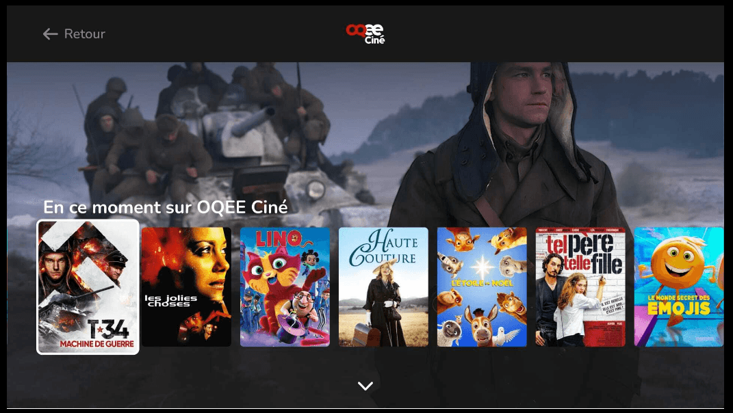 TV OQEE avec Box 5G de Free