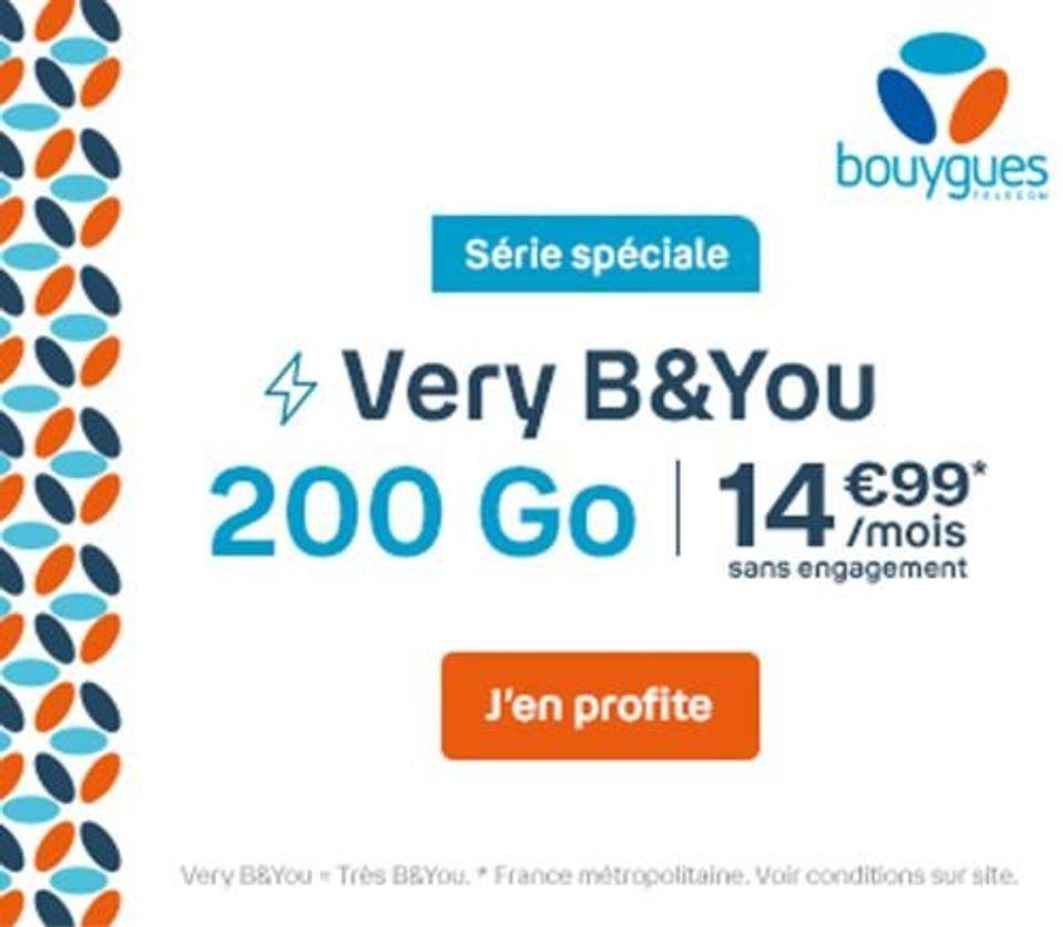 forfait B&YOU 200 Go Bouygues
