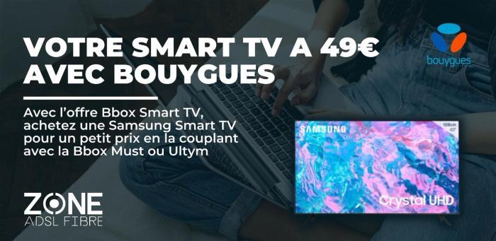 Votre expérience de divertissement transformée par Bouygues Telecom : Bbox Smart TV à moins de 100€